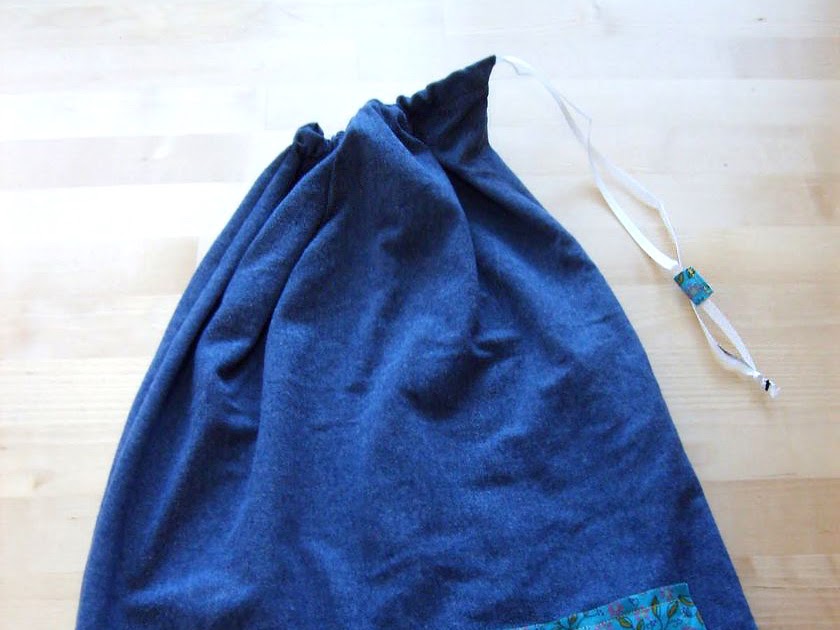 Drawstring T-shirt Bag Tutorial ~ DIY Tutorial Ideas!