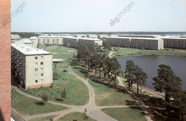 1970-е годы. Рига. Югла. Чёртово озеро (Velnezers). Улица Велдрес