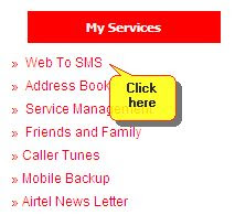 Send Free SMS From Airtel to Airtel