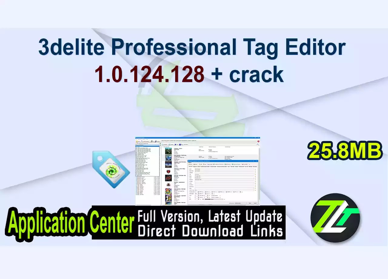 3delite Professional Tag Editor 1.0.124.128 + crack
