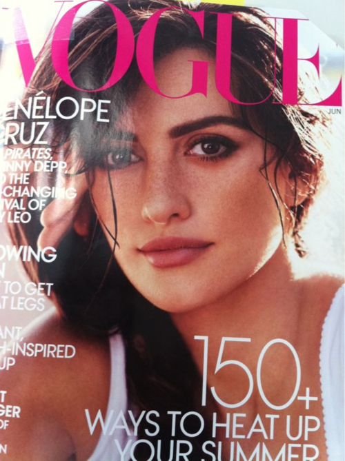 penelope cruz vogue. Penelope Cruz Covers US Vogue