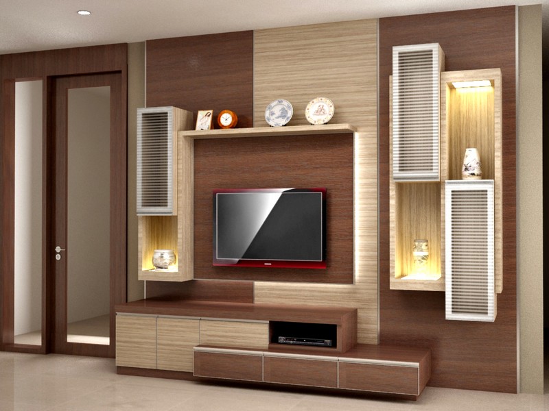 60 Model Rak  TV  Minimalis Desainrumahnya com