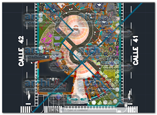 Horizontal projections of the project Early education center dwg