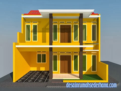 Gambar Rumah 2 Lantai untuk Hook KPR Type 21/60  Desain Rumah 