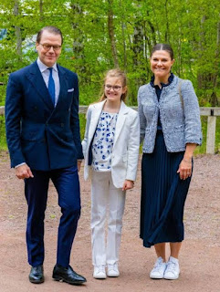 Princess Estelle of Sweden visits Ostergotland