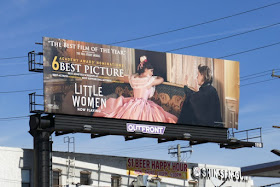 Little Women Oscar nominee billboard