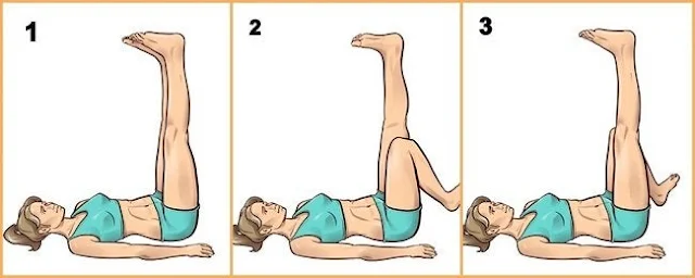 Simple Exercises To Perform In Bed Before Sleeping To Refine The Legs