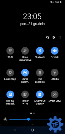 One UI Pasek ze Skrótami