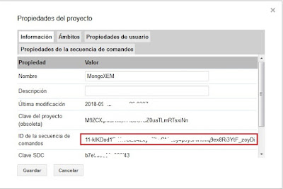 Desarrollar código con Google App Script