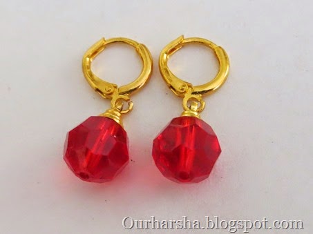 red leverback earring (6)