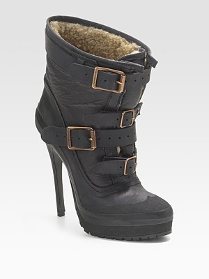 Shearling Ankle Boots