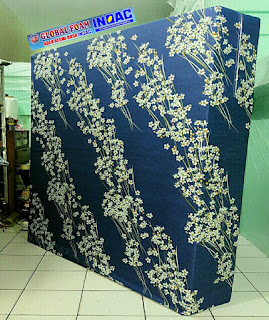 Kasur inoac motif bunga randu biru inoac global foam