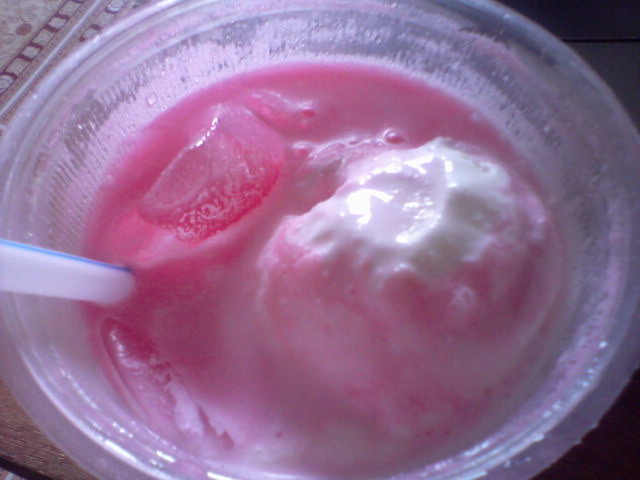 Strawberry float