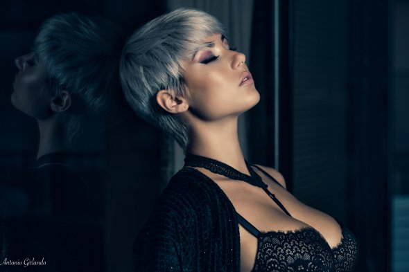 Antonio Girlando 500px arte fotografia mulheres modelos fashion Giorgia Soleri loira cabelos curtos