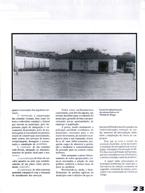 REVISTA NOVOS MUNICÍPIOS PARAENSES - MUNICÍPIO DE VITÓRIA DO XINGU – 1993