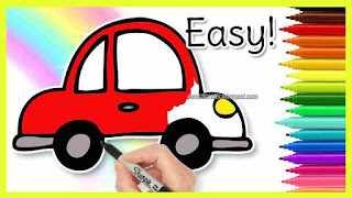 Toy car Easy Drawings