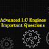 Advanced IC engines important questions for AU Apr May 2020 Exams