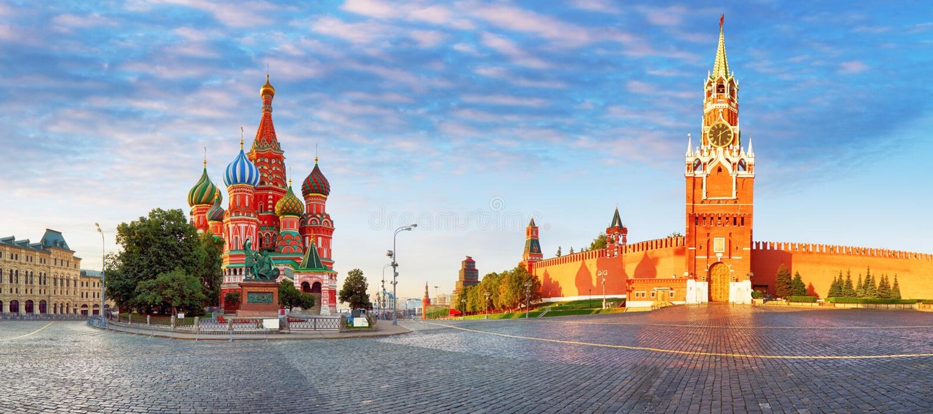 Red Square, Moscow, Russia attraction. UNESCO World Heritage Site