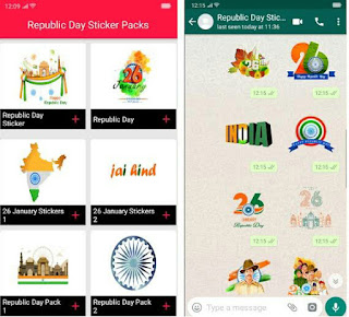 Whatsapp stickers for republic day