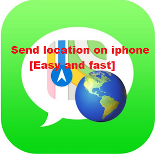 Send location on iphone [Easy and fast]