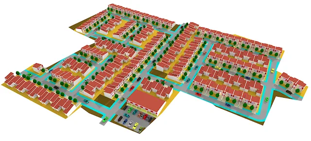 cara membuat site plan