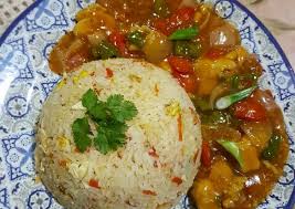 Manchurian Chicken Rice