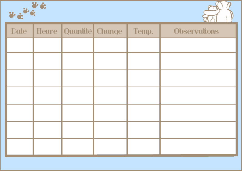 Maman Ours And Co Le Carnet De Bord Pour Bebe Ours