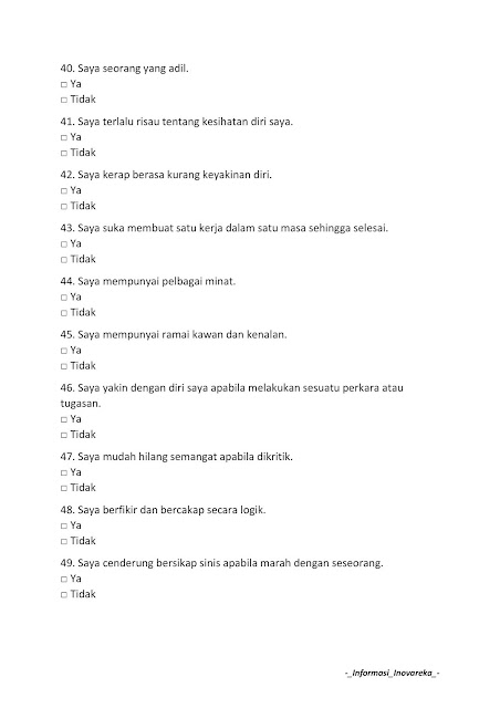 Contoh Soalan SPA Pengawai Penguat Kuasa KP41 (KPDNHEP) 2019