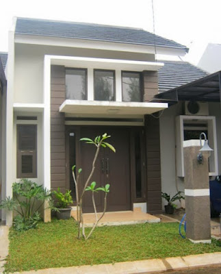 Model Rumah Type 36 Minimalis 2 Lantai Tampak Depan