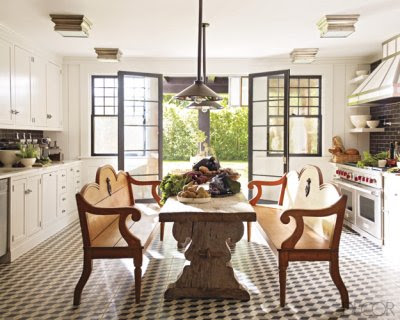 Kitchen Table Bench on Appeal With The 19th Century Belgian Oak Table Accompanied By Benches