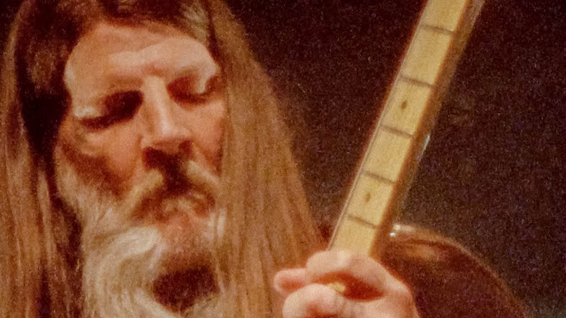 Dylan Carlson of Earth plays guitar