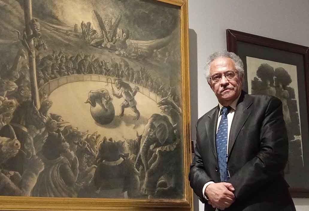 وفاة الفنان التشكيلي إبراهيم حنيطر عن عمر يناهز 75 عاماً