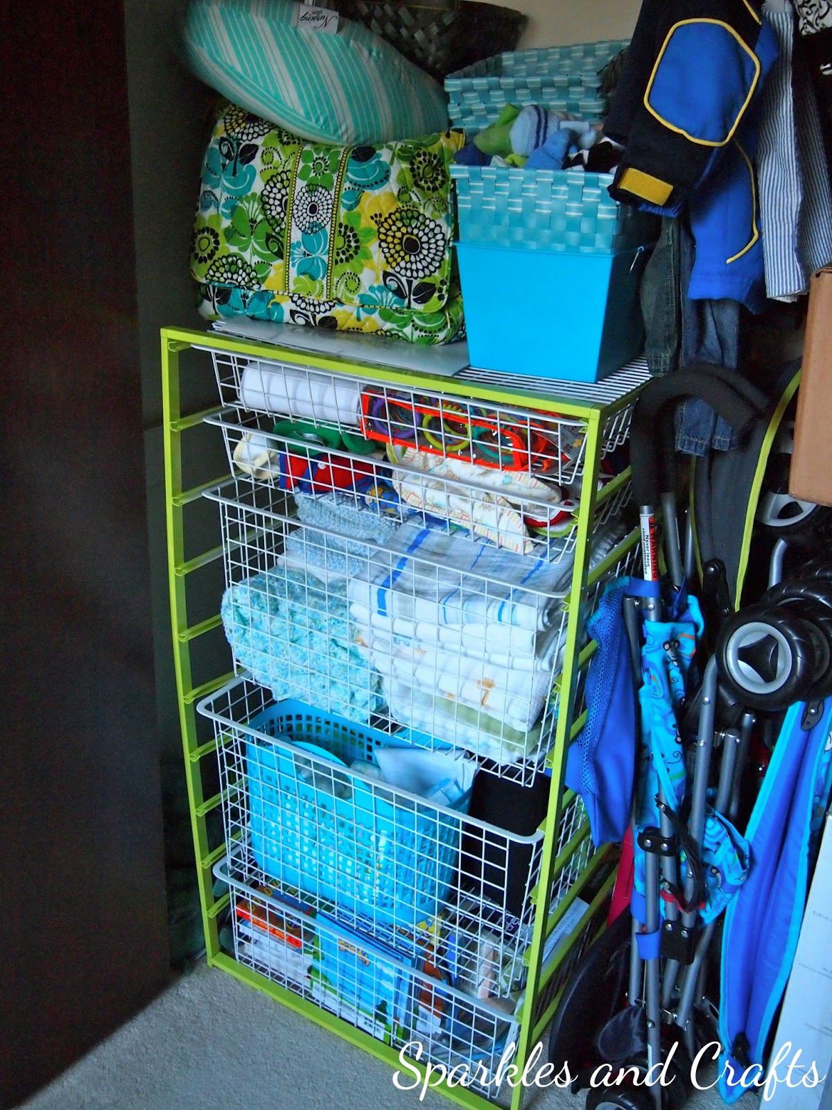 Sparkles and Crafts: Baby Boy Closet Organization