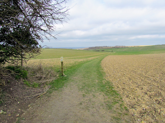 View north from footpath 2 mentioned in point 2 above