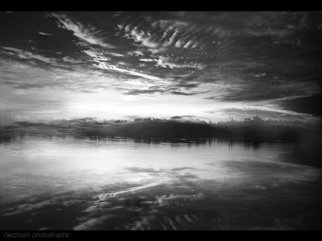 Stripe cloud over Sungai Manir