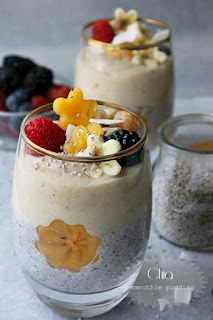  Смути чиа пудинг с горски и екзотични плодове / Chia smoothie pudding