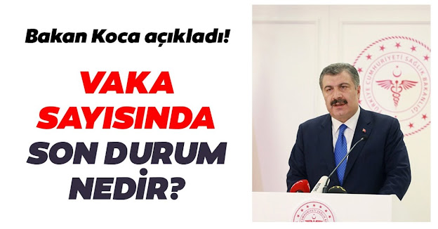 Sağlı Bakanı Fahrettin Koca Türkiye 'nin coronavirüs verilerini açıkladı