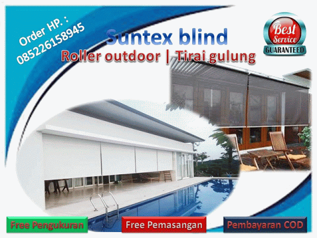 Tirai out door untuk luar ruangan