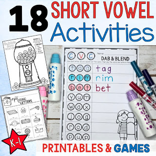 Short Vowel CVC ideas