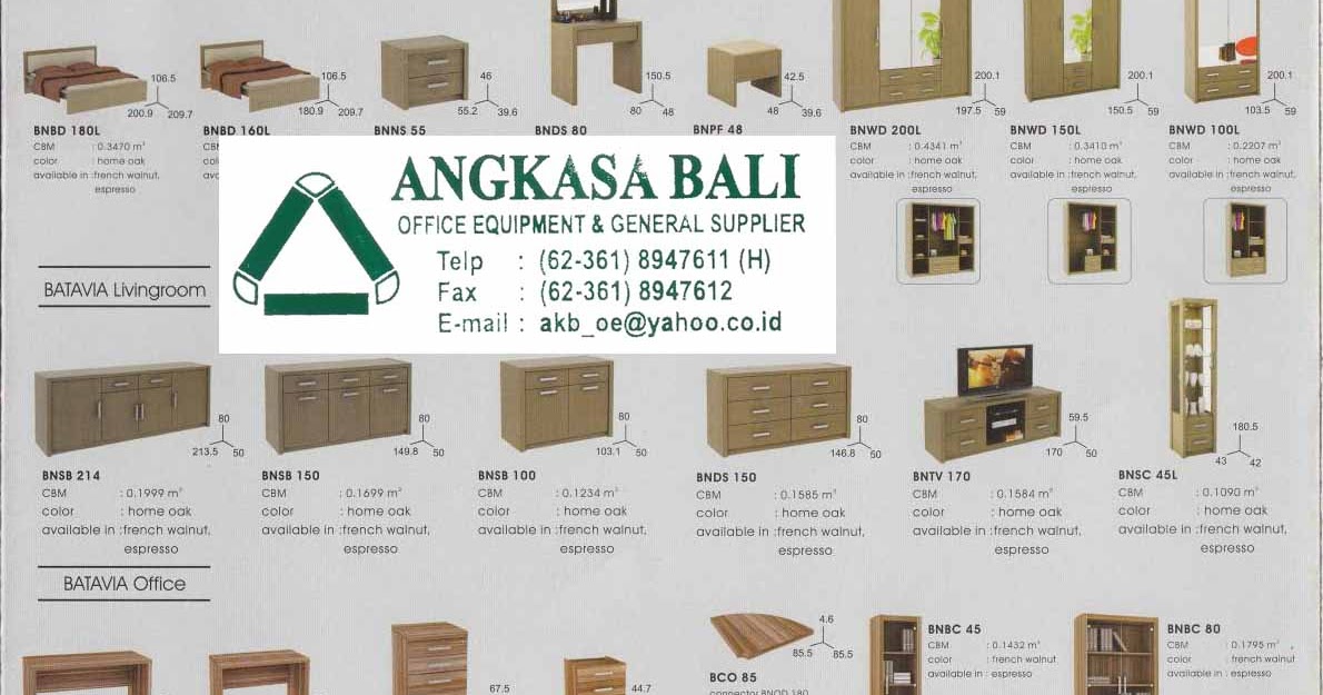 Angkasa Bali  Furniture Distributor Kursi Meja Kantor Bali 