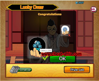 How to Get 2000 Token Lucky Draw Ninja Saga 4th Anniversary