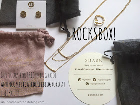 Get monthly jewelry sent to your home from #Rocksbox, a monthly jewelry subscription box