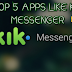 top 5 Applications like Kik Messenger