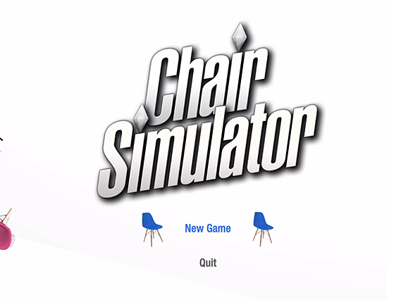 chair simulator intro scene
