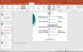 opzioni secondare per personalizzare presentazione powerpoint