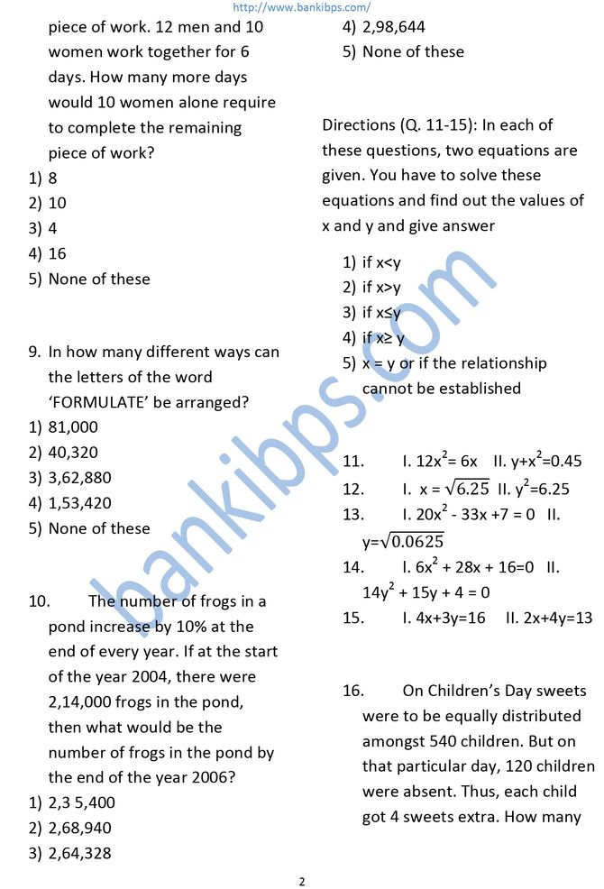 IDBI Bank Question Paper With Answer