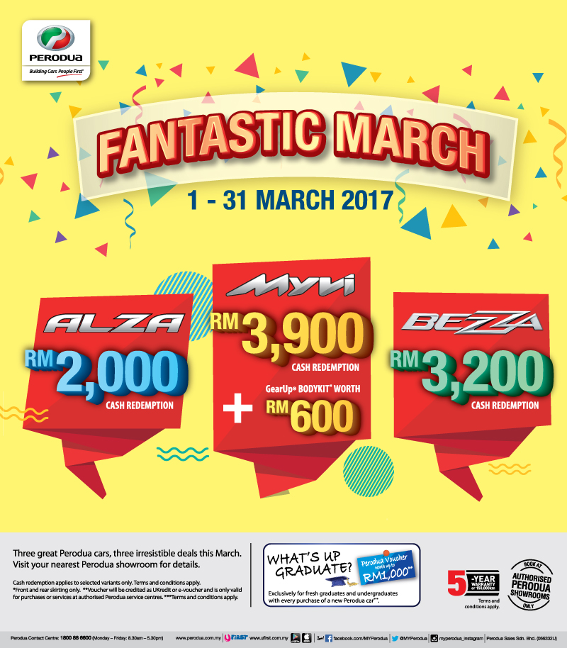 PROMOSI DISKAUN REBAT PERODUA HARI RAYA 2017 ~ BELI KERETA 