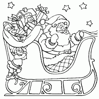 Christmas Images for Coloring, part 1