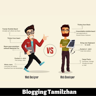 Difference between a web designer and a web developer