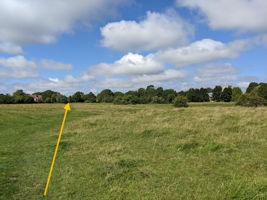 Toot Hill motte and bailey castle and shrunken medieval village